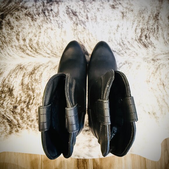 Dingo Seguaro Black Western Booties Size 7 - Picture 8 of 10